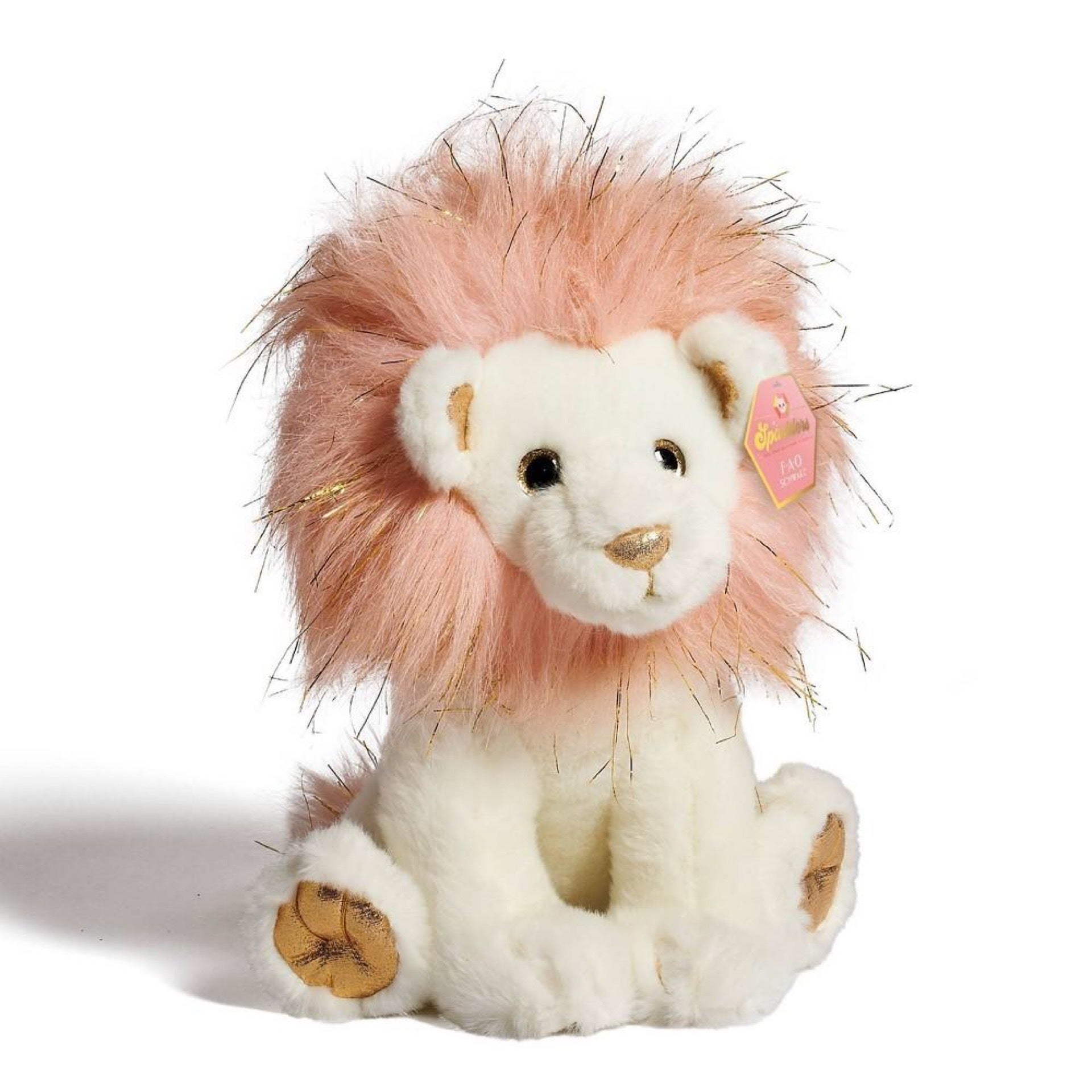 FAO Schwarz Glitter Lion 12 Stuffed Animal